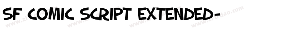 SF Comic Script Extended字体转换